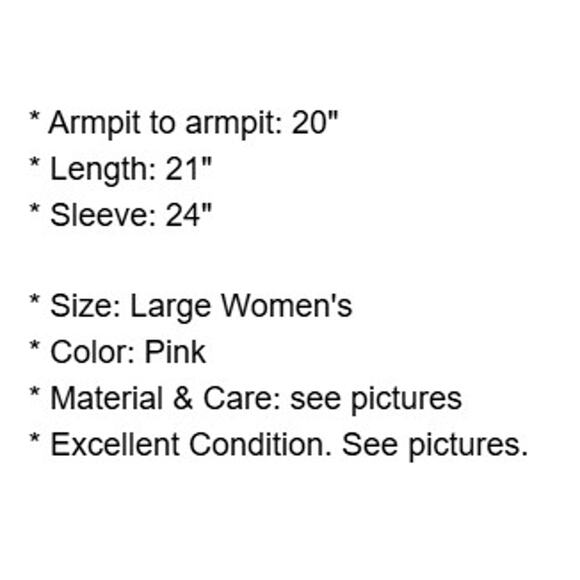 Outer Edge Jacket Womens Large Pink Suede Leather Double Breasted Lined Moto - Picture 4 of 15